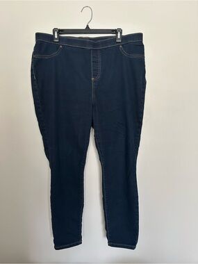 Simply Vera Vera Wang Dark Wash Jean Pull-On Jeggings Legging Only Worn Once 1X